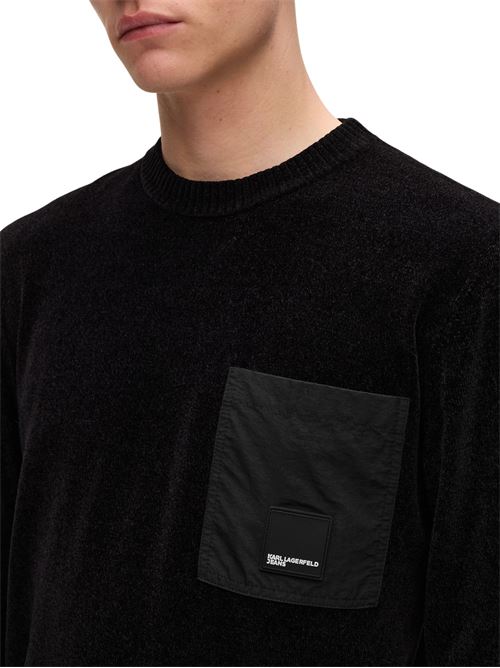 Maglione in ciniglia Karl Lagerfeld jeans | A4M18030999